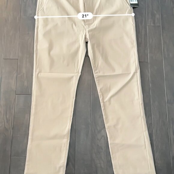 Galaxy by Harvic Men's Stretch Beige Chino Pants 38 x 30 *NWT* - Picture 13 of 16
